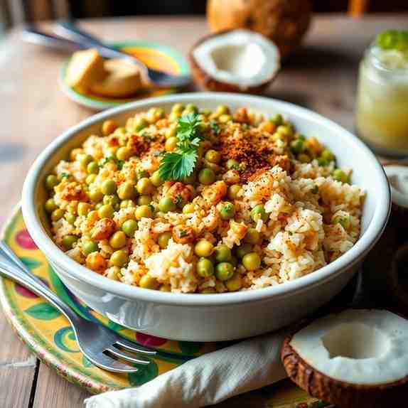 Bahamian Peas & Rice Easy Coconut Milk Recipe